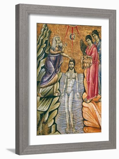 Baptism of Christ, Late 1200-null-Framed Giclee Print