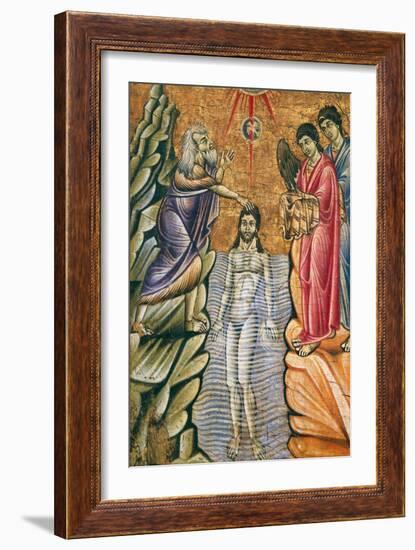 Baptism of Christ, Late 1200-null-Framed Giclee Print