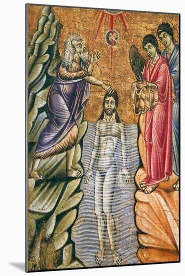 Baptism of Christ, Late 1200-null-Mounted Giclee Print
