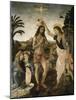 Baptism of Christ-Leonardo da Vinci-Mounted Giclee Print