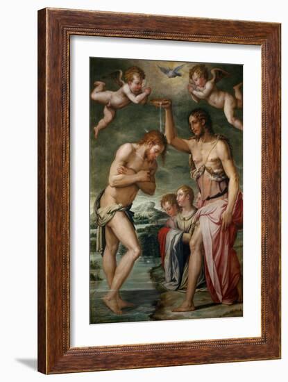 Baptism of Christ-Giorgio Vasari-Framed Giclee Print