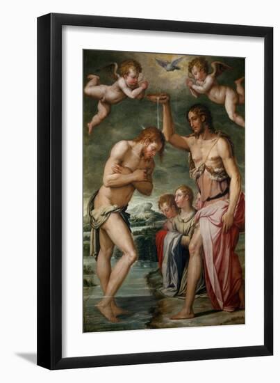 Baptism of Christ-Giorgio Vasari-Framed Giclee Print