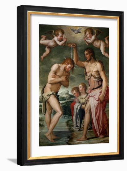 Baptism of Christ-Giorgio Vasari-Framed Giclee Print