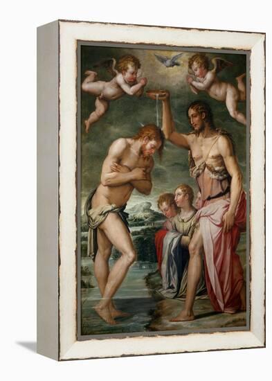 Baptism of Christ-Giorgio Vasari-Framed Premier Image Canvas