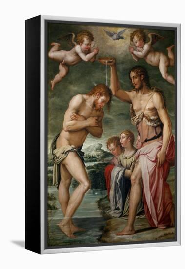 Baptism of Christ-Giorgio Vasari-Framed Premier Image Canvas