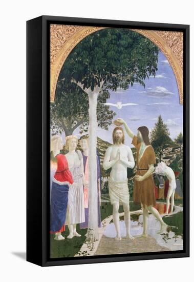 Baptism of Christ-Piero della Francesca-Framed Premier Image Canvas