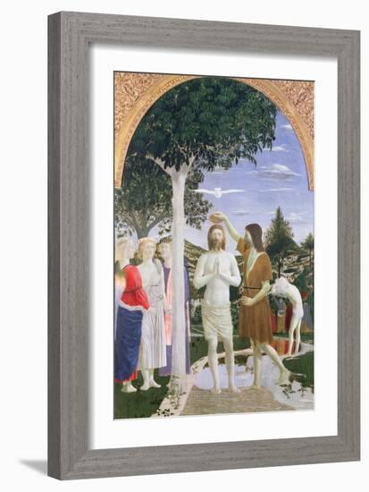 Baptism of Christ-Piero della Francesca-Framed Giclee Print