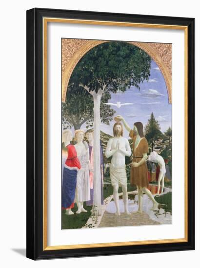 Baptism of Christ-Piero della Francesca-Framed Giclee Print