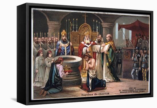 Baptism of Clovis, 496 Ad-null-Framed Premier Image Canvas