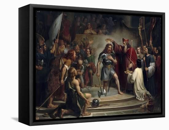 Baptism of Clovis at Reims, 25 December 496-François-Louis Dejuinne-Framed Premier Image Canvas