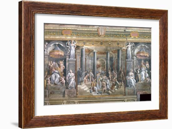 Baptism of Constantine-Raphael-Framed Giclee Print