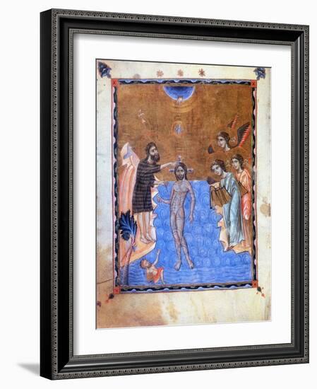 Baptism of Jesus by St John the Baptist-null-Framed Giclee Print