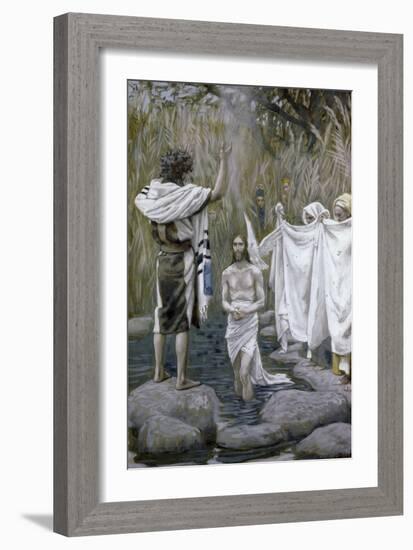 Baptism of Jesus-James Tissot-Framed Giclee Print