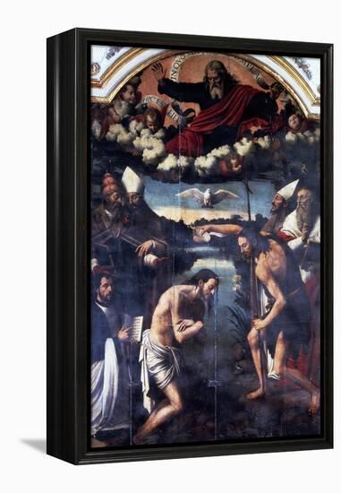 Baptism of Jesus-null-Framed Premier Image Canvas