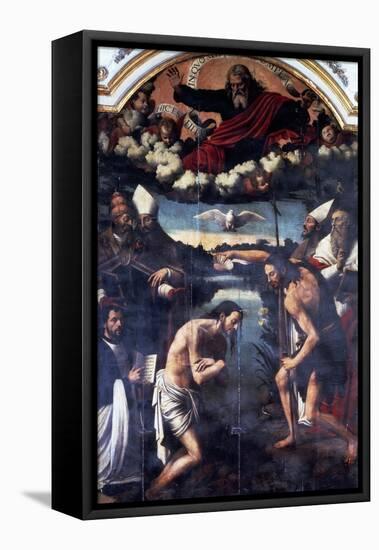 Baptism of Jesus-null-Framed Premier Image Canvas