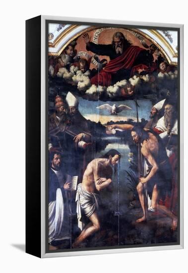Baptism of Jesus-null-Framed Premier Image Canvas