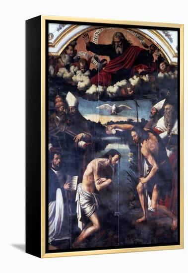 Baptism of Jesus-null-Framed Premier Image Canvas