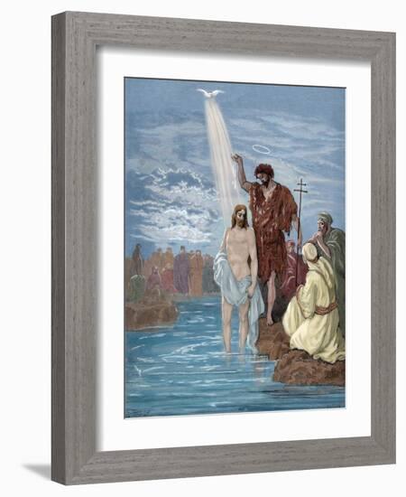 Baptism of Jesus-null-Framed Giclee Print