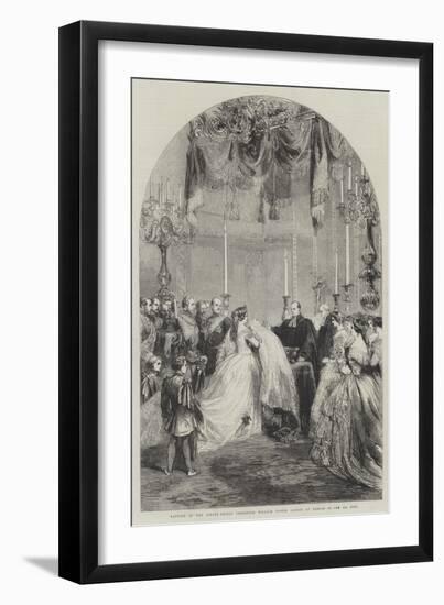 Baptism of the Infant Prince Frederick William Victor Albert at Berlin on the 5th Inst-null-Framed Giclee Print