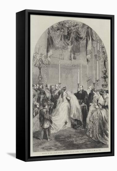 Baptism of the Infant Prince Frederick William Victor Albert at Berlin on the 5th Inst-null-Framed Premier Image Canvas