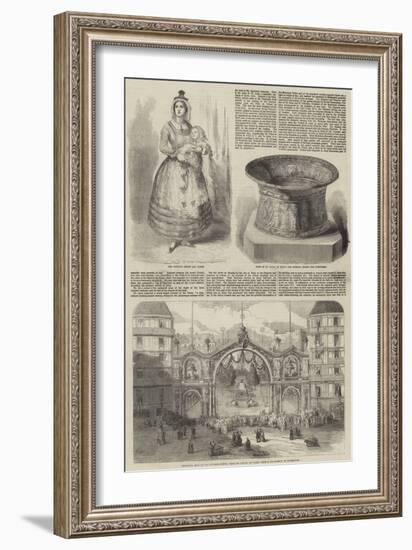 Baptism of the Prince Imperial-null-Framed Giclee Print