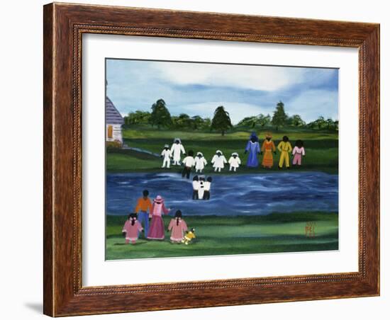 Baptism-Anna Belle Lee Washington-Framed Giclee Print