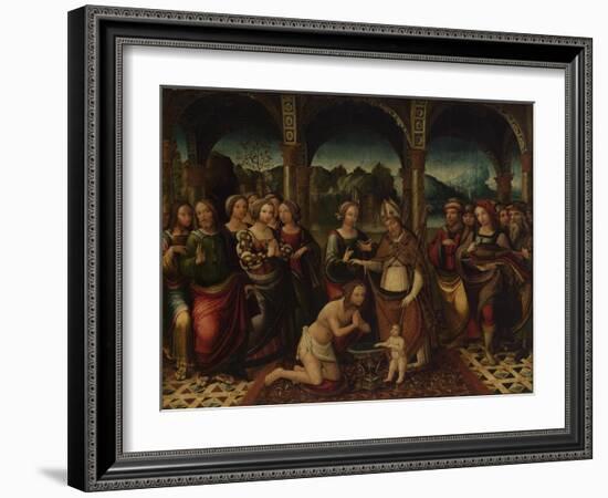 Baptismal Ceremony, End of 16th C-Amico Aspertini-Framed Giclee Print