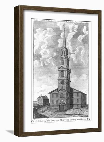 Baptist Meeting House in Providence, Rhode Island-null-Framed Giclee Print