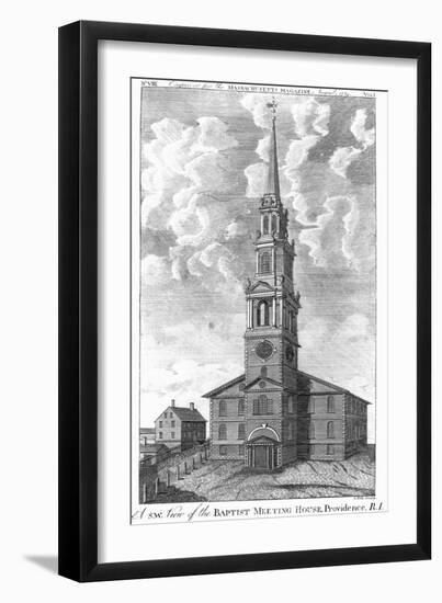 Baptist Meeting House in Providence, Rhode Island-null-Framed Giclee Print