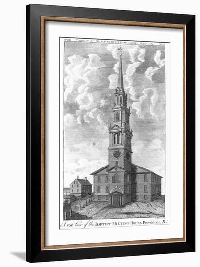 Baptist Meeting House in Providence, Rhode Island-null-Framed Giclee Print