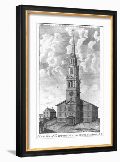 Baptist Meeting House in Providence, Rhode Island-null-Framed Giclee Print