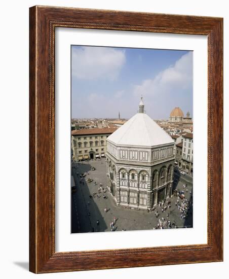 Baptistery, Duomo, Florence, Unesco World Heritage Site, Tuscany, Italy-Philip Craven-Framed Photographic Print