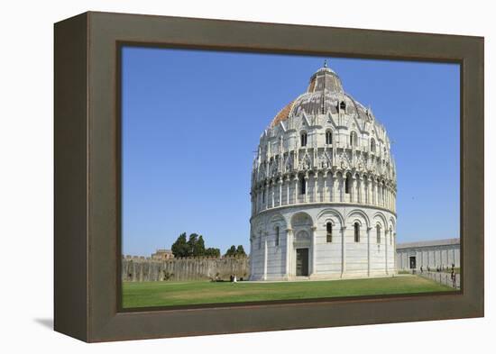 Baptistry of St. John, Tuscany-Peter Richardson-Framed Premier Image Canvas