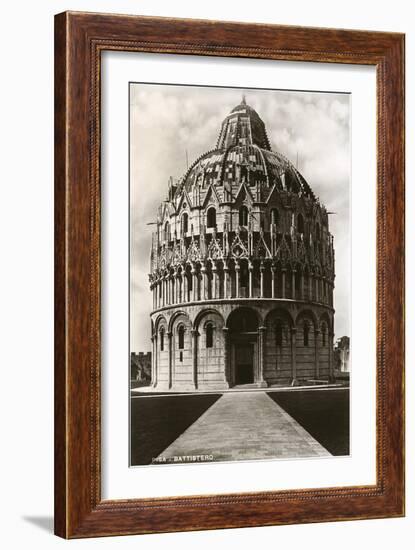 Baptistry, Pisa, Italy-null-Framed Art Print