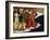 Baptizing Men and Children, Detail from Coronation of Virgin Altarpiece, 1454-Enguerrand Quarton-Framed Giclee Print