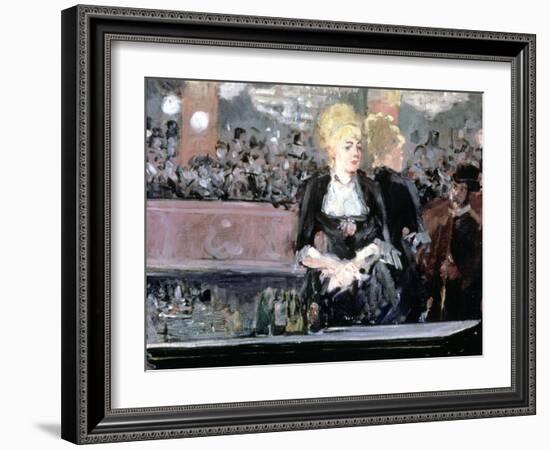 Bar at Folies Bergere, 1881-Edouard Manet-Framed Giclee Print