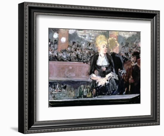 Bar at Folies Bergere, 1881-Edouard Manet-Framed Giclee Print