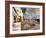 Bar at Queensway Quay Marina, Gibraltar, Mediterranean, Europe-Giles Bracher-Framed Photographic Print