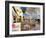 Bar at Queensway Quay Marina, Gibraltar, Mediterranean, Europe-Giles Bracher-Framed Photographic Print