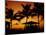 Bar at Sunset, Antigua, Caribbean, West Indies-Firecrest Pictures-Mounted Photographic Print