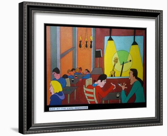 Bar at the Expo, Hannover,2000-Timothy Nathan Joel-Framed Giclee Print