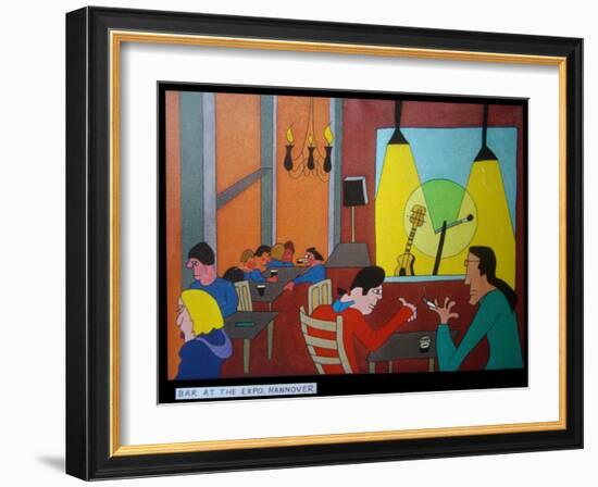 Bar at the Expo, Hannover,2000-Timothy Nathan Joel-Framed Giclee Print