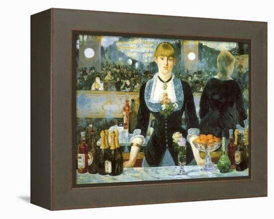 Bar at the Folies-Bergère, 1881-null-Framed Premier Image Canvas