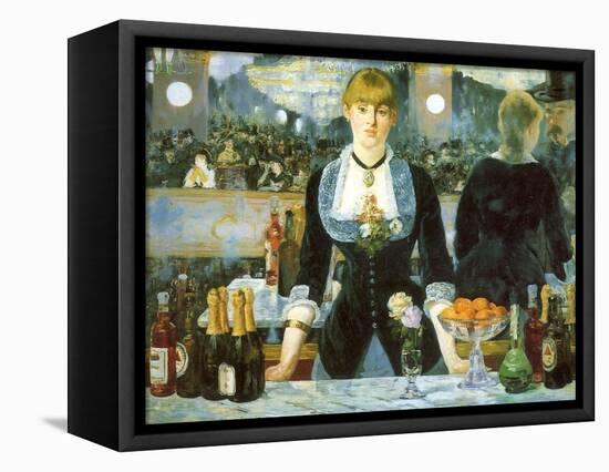 Bar at the Folies-Bergère, 1881-null-Framed Premier Image Canvas