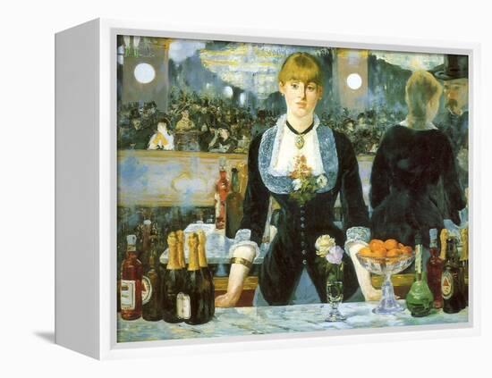 Bar at the Folies-Bergère, 1881-null-Framed Premier Image Canvas