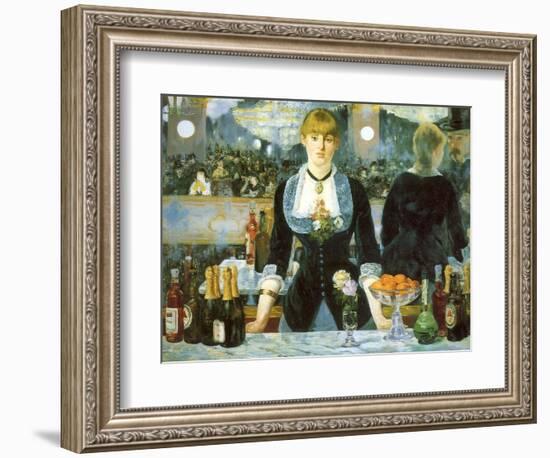 Bar at the Folies-Bergère, 1881-null-Framed Giclee Print