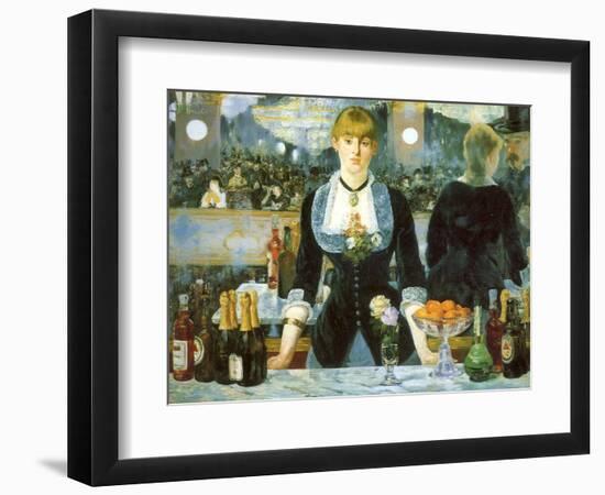 Bar at the Folies-Bergère, 1881-null-Framed Giclee Print