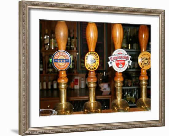 Bar, Careys Bay Hotel, Careys Bay, Port Chalmers, Dunedin, New Zealand-David Wall-Framed Photographic Print