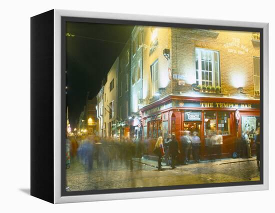 Bar Fleet Street, Temple Bar Area, Dublin, County Dublin, Eire (Ireland)-Bruno Barbier-Framed Premier Image Canvas