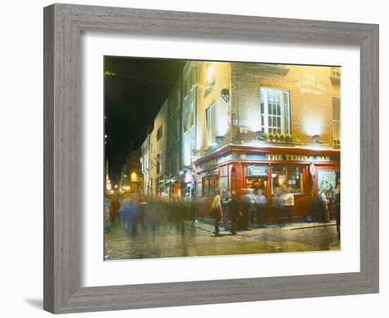 Bar Fleet Street, Temple Bar Area, Dublin, County Dublin, Eire (Ireland)-Bruno Barbier-Framed Photographic Print